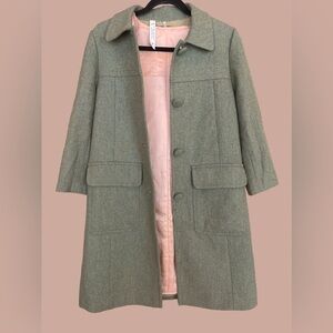 Vintage style wool blend coat S/M